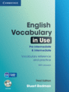 ENGLISH VOCABULARY IN USE PREINTERMEDIATE AND INTERMEDIATE WITH ANSWERS