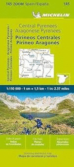 MAPA ZOOM PIRINEOS CENTRALES ; PIRINEO ARAGONES