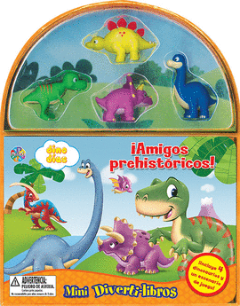 ¡AMIGOS PREHISTÓRICOS! (MINI DIVERTI-LIBROS)