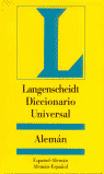 DICCIONARIO UNIVERSAL ALEMAN-ESPAÑOL / ESPAÑOL - ALEMAN