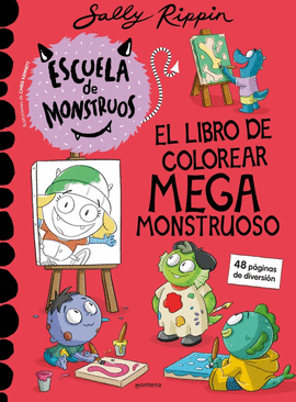 LIBRO DE COLOREAR ESCUELA DE MONSTRUOS