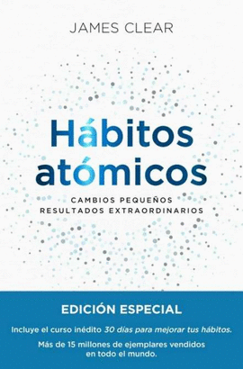 Libro James Clear - Hábitos atómicos. Edición especial tapa dura