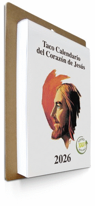 TACO CALENDARIO CORAZÓN DE JESÚS GIGANTE 2026