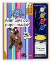 ANIMALES CON PAPEL MACHE