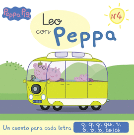 LEO CON PEPPA PIG 4 - UN CUENTO PARA CADA LETRA: C, Q, G, GU, R (SONIDO SUAVE),