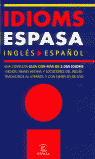 IDIOMS ESPASA INGLÉS-ESPAÑOL