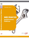 MECANICOS INSTITUCIONES PUBLICAS TEMARIO VOLUMEN I