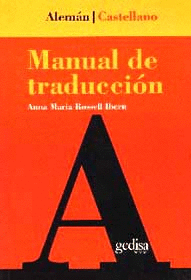 MANUAL DE TRADUCCION ALEMAN CASTELLANO