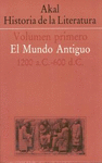 HISTORIA DE LA LITERATURA EL MUNDO ANTIGUO