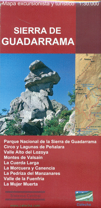 SIERRA DE GUADARRAMA. MAPA EXCURSIONISTA Y TURÍSTICO